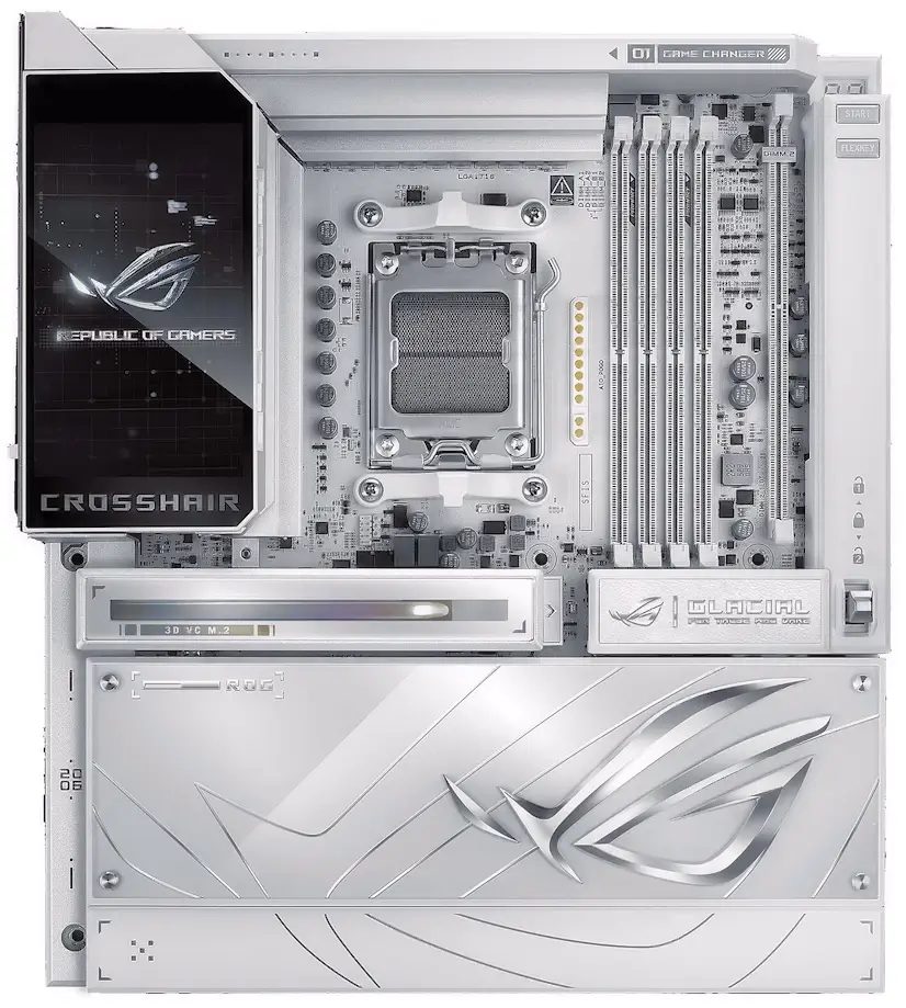 Informático - Montaje Placa Base ASUS ROG CROSSHAIR X870E GLACIAL Fuenlabrada