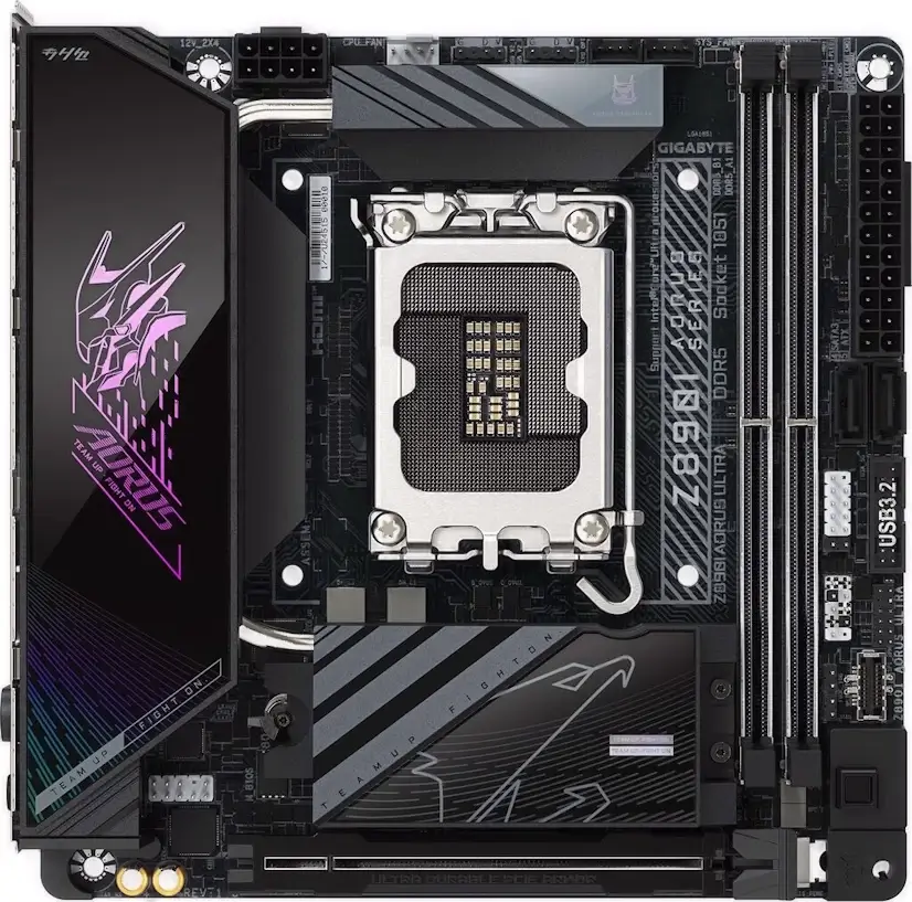 Montaje Placa Base Gigabyte Z890I AORUS ULTRA Gaming PC Fuenlabrada